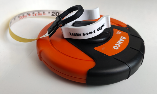 BAHCO Tape measure with truss clamp assembly