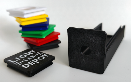MCB Frontplate 10mm Hole
