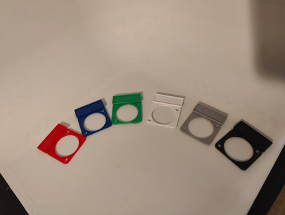 D-Size Rack Tag 90°, x10